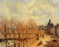 le quai malaquais le matin ensoleillé 1903 Camille Pissarro paysage